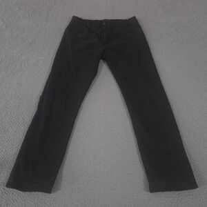 Steve's Jeans Jeans Mens 36x32 Black Straight Leg Stretch Cotton Twill Denim